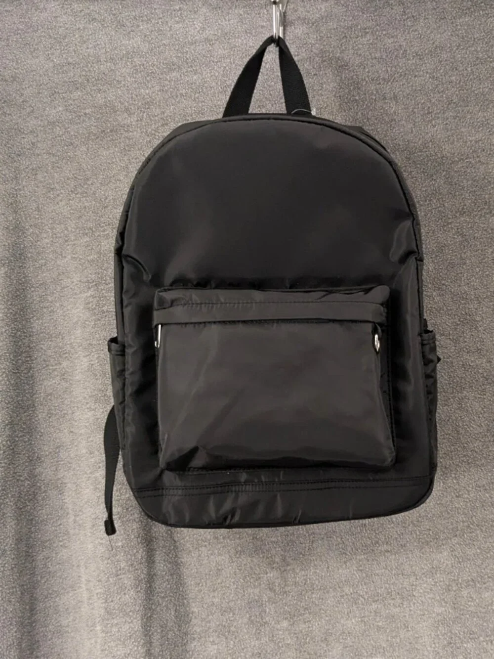 New! Black Backpack with Padded Straps